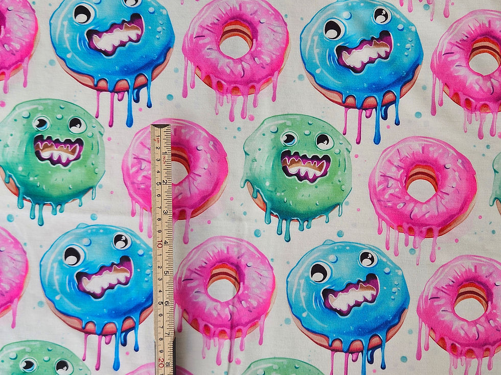 Thumbnail: 3m for £9 Halloween Donuts - Spun Polyester Elastane (WH1691)