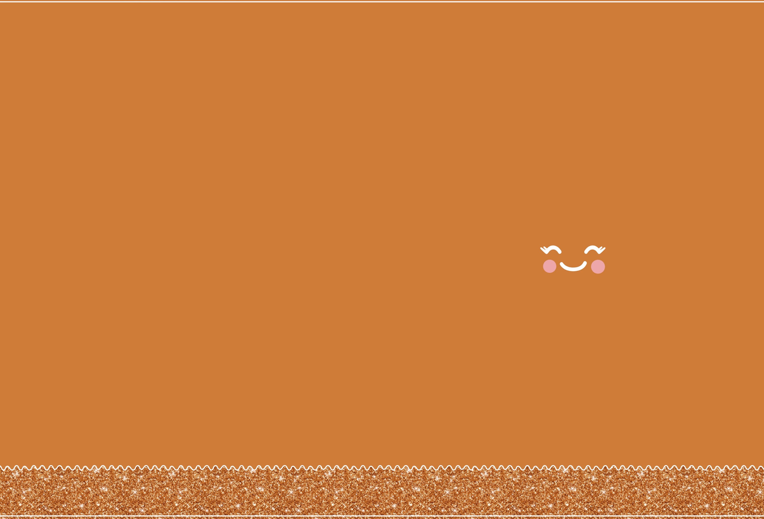 EXCLUSIVE Gingerbread Faux Printed Glitter Standard Panel