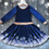 Thumbnail: EXCLUSIVE Child Navy Snowflake Circle Skirt Panel