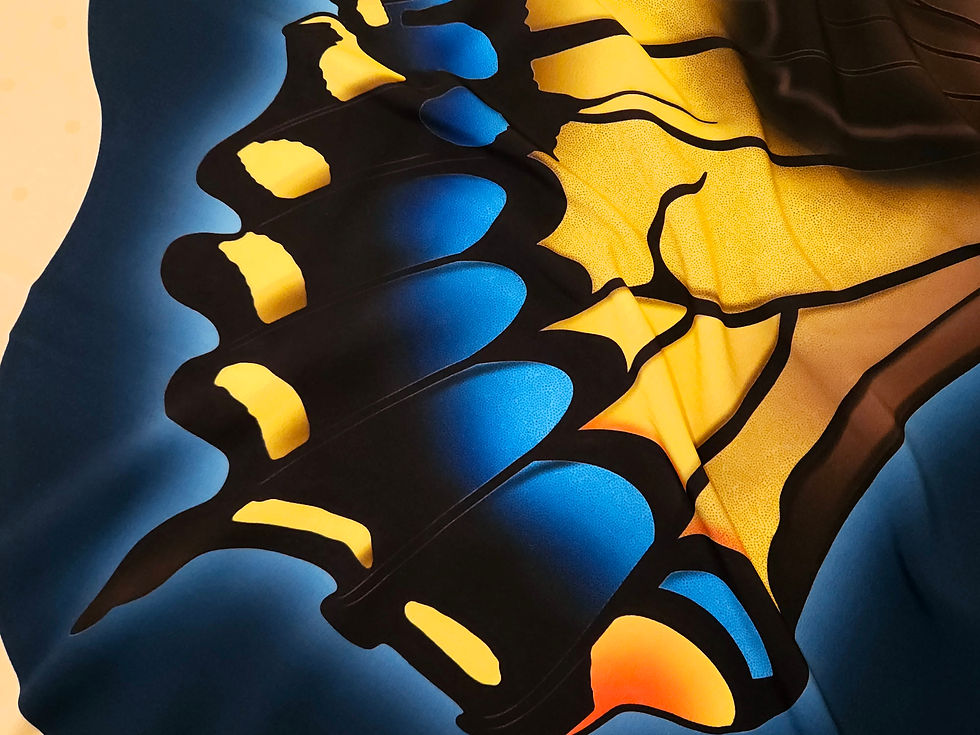Thumbnail: EXCLUSIVE Swallowtail Butterfly Child Circle Skirt Panel