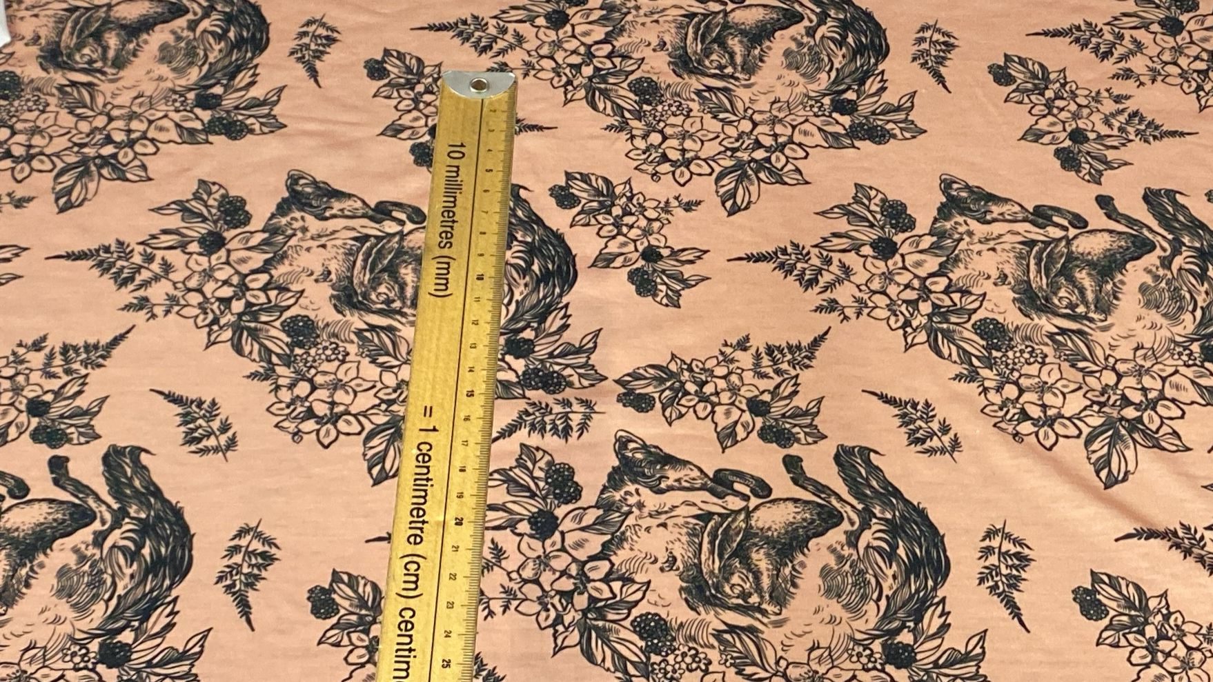 3m for £9 Sleeping Fox & Hare Spun Polyester Elastane (BD89)