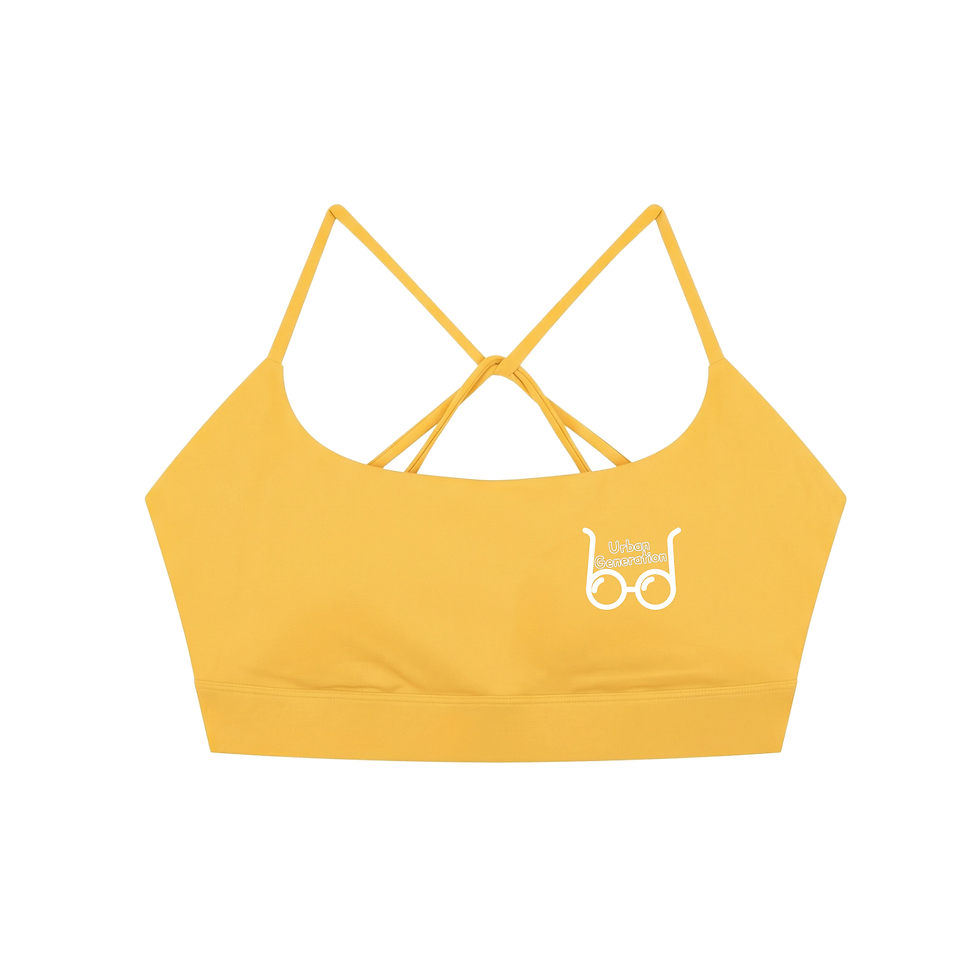 Miniatura: Strappy Criss Cross Yoga Sports Bra