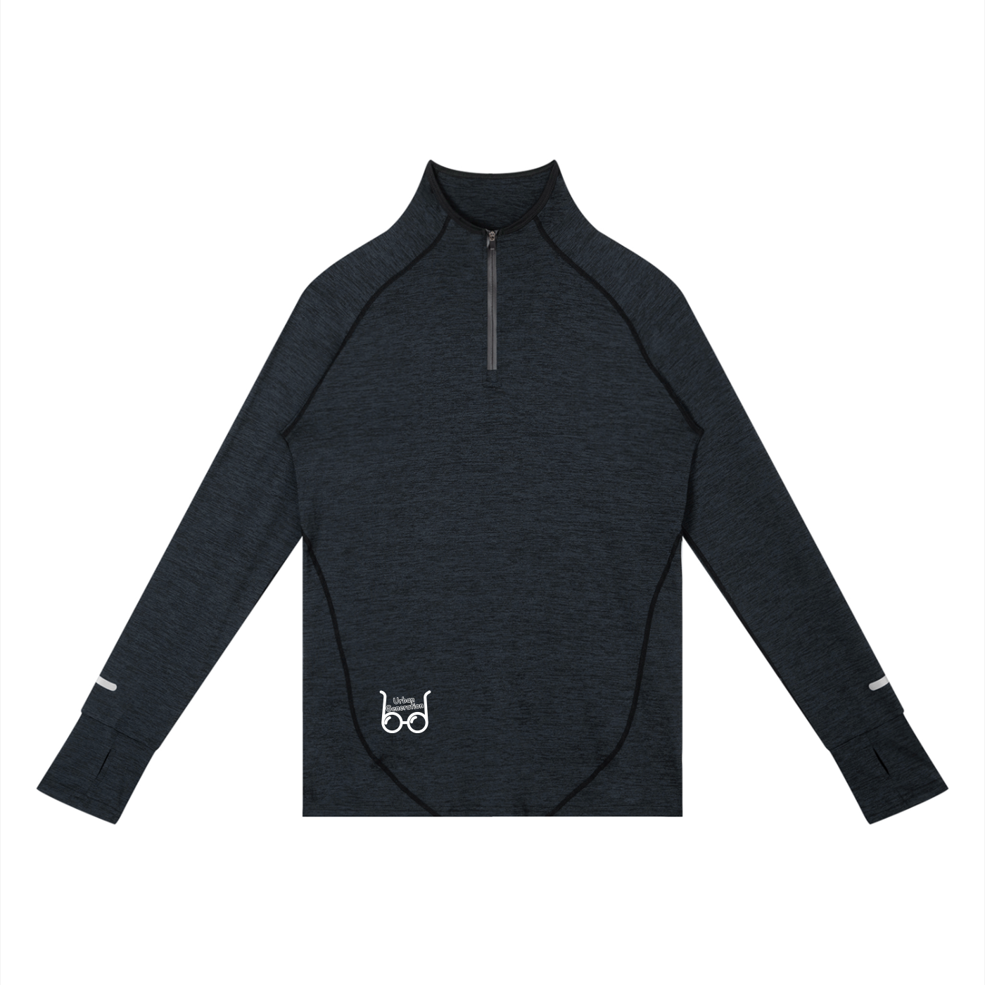 Men's Quarter-Zip Raglan Training T-Shirt