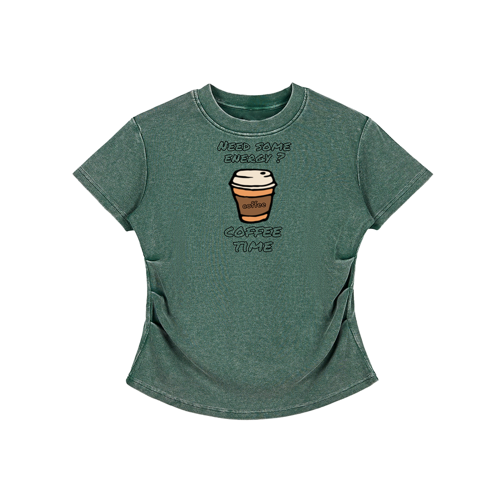Miniatura: Vintage Washed Bodycon Cotton T-Shirt