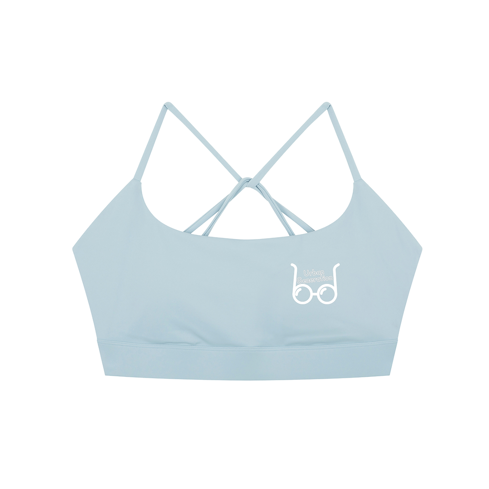 Miniatura: Strappy Criss Cross Yoga Sports Bra