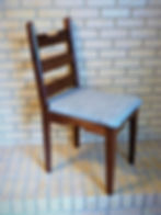 Dining chair front detail.