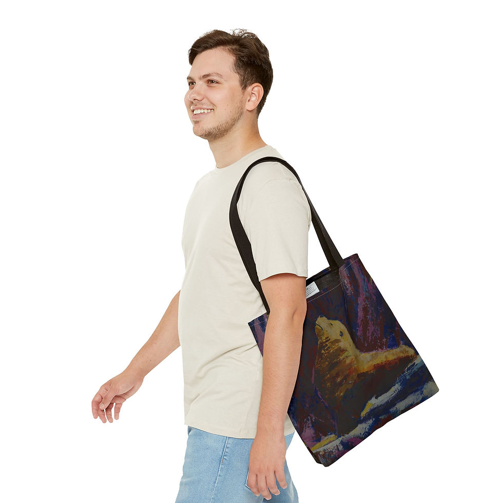 Thumbnail: Seal Art Tote Bag