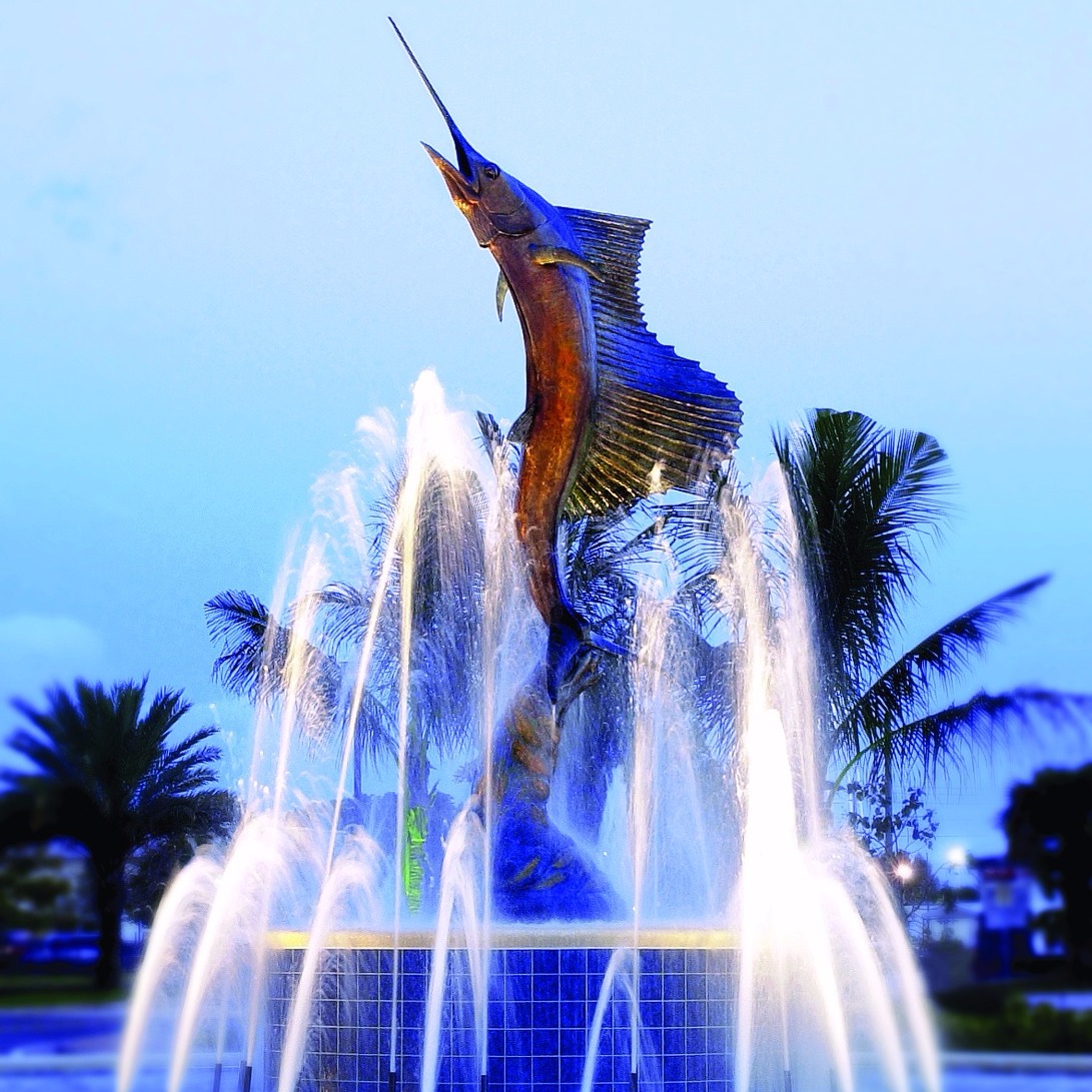 The Stuart Sailfish Monument Fountain | Geoffrey C. Smith