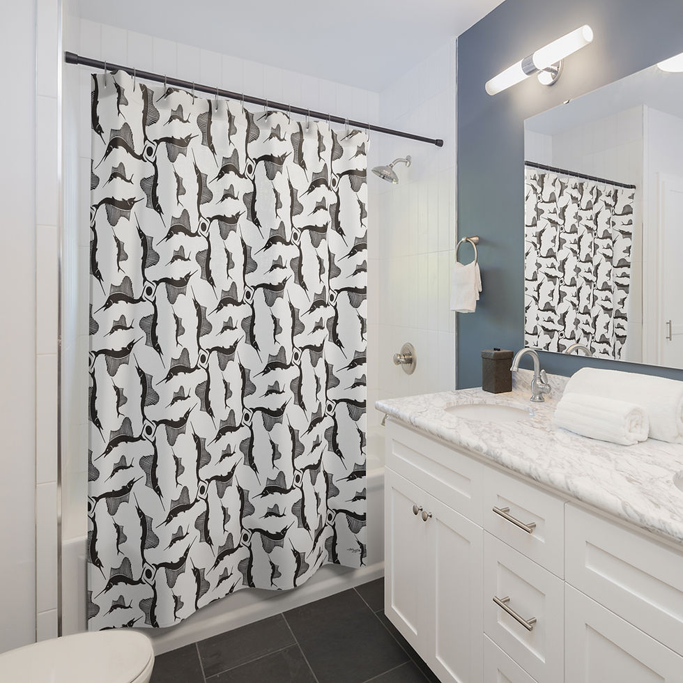 Thumbnail: Sailfish Shower Curtain