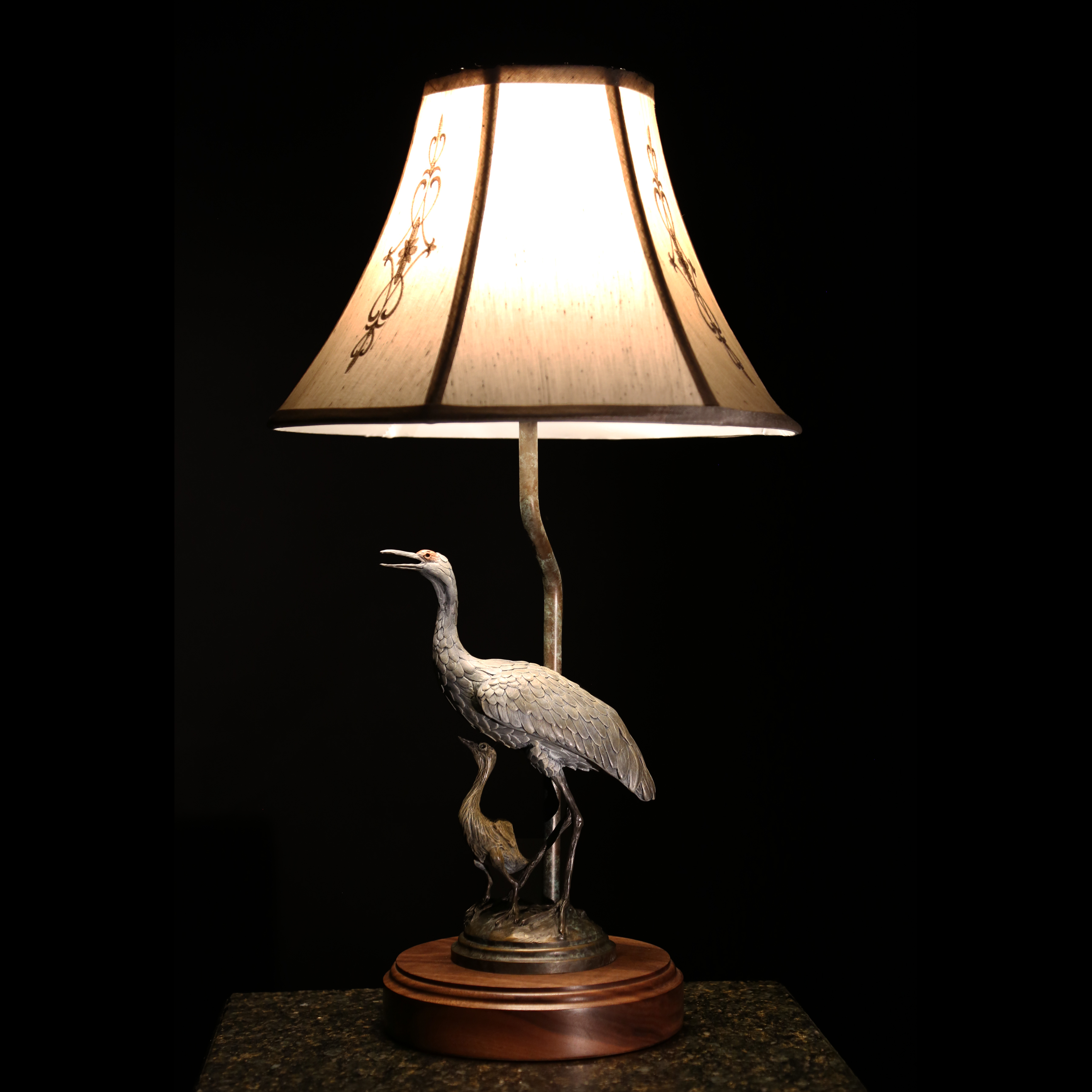 Sandhill Crane Lamp