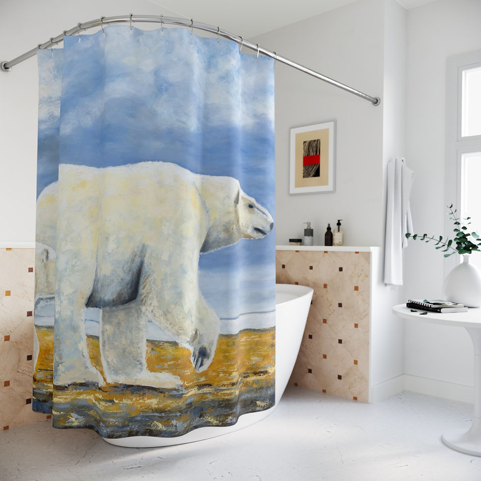 Thumbnail: Polar Bear Shower Curtain
