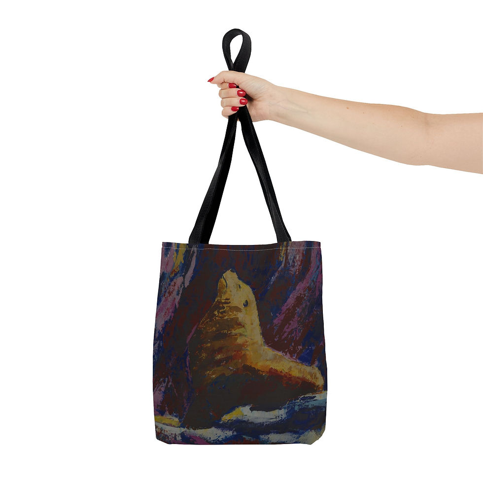 Thumbnail: Seal Art Tote Bag