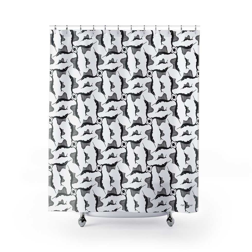 Thumbnail: Sailfish Shower Curtain