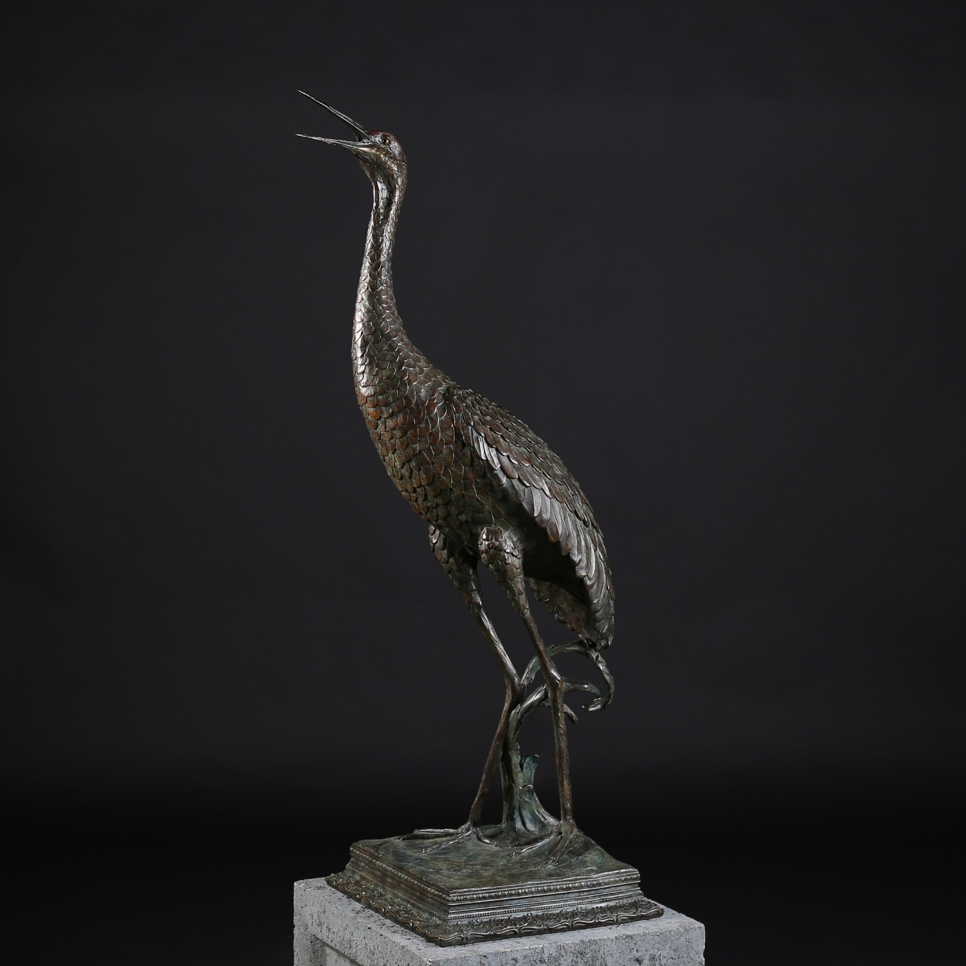 Life Size Sandhill Crane Calling