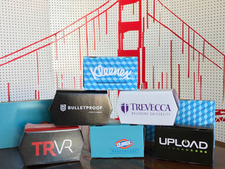 Custom branded Google Cardboard headsets of the week