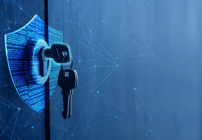 Cyber security and Protection personal identity concepts.digital network privacy.business
