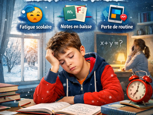 Un eleve luttant avec ses devoirs