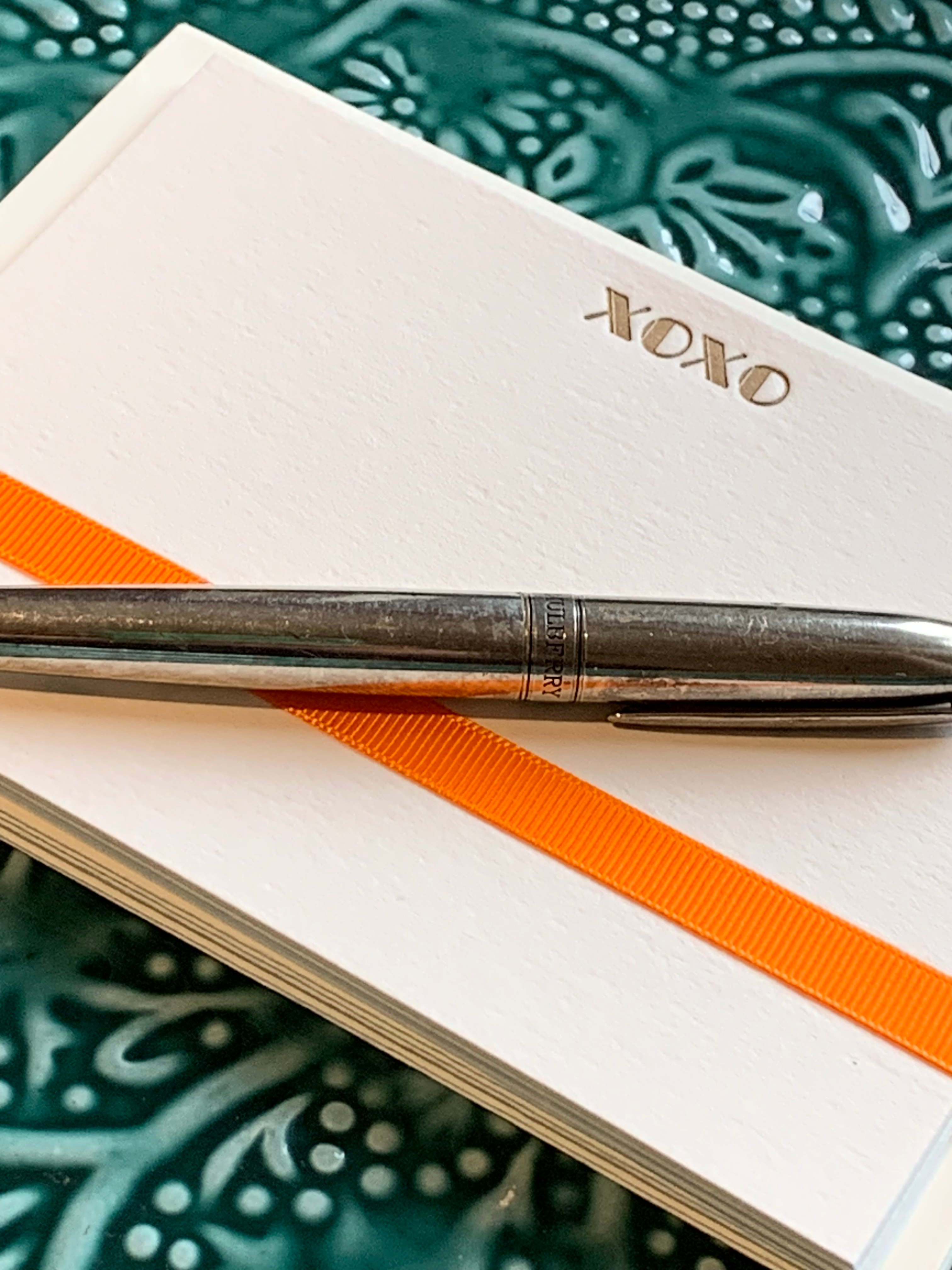 Luxury gold stationery