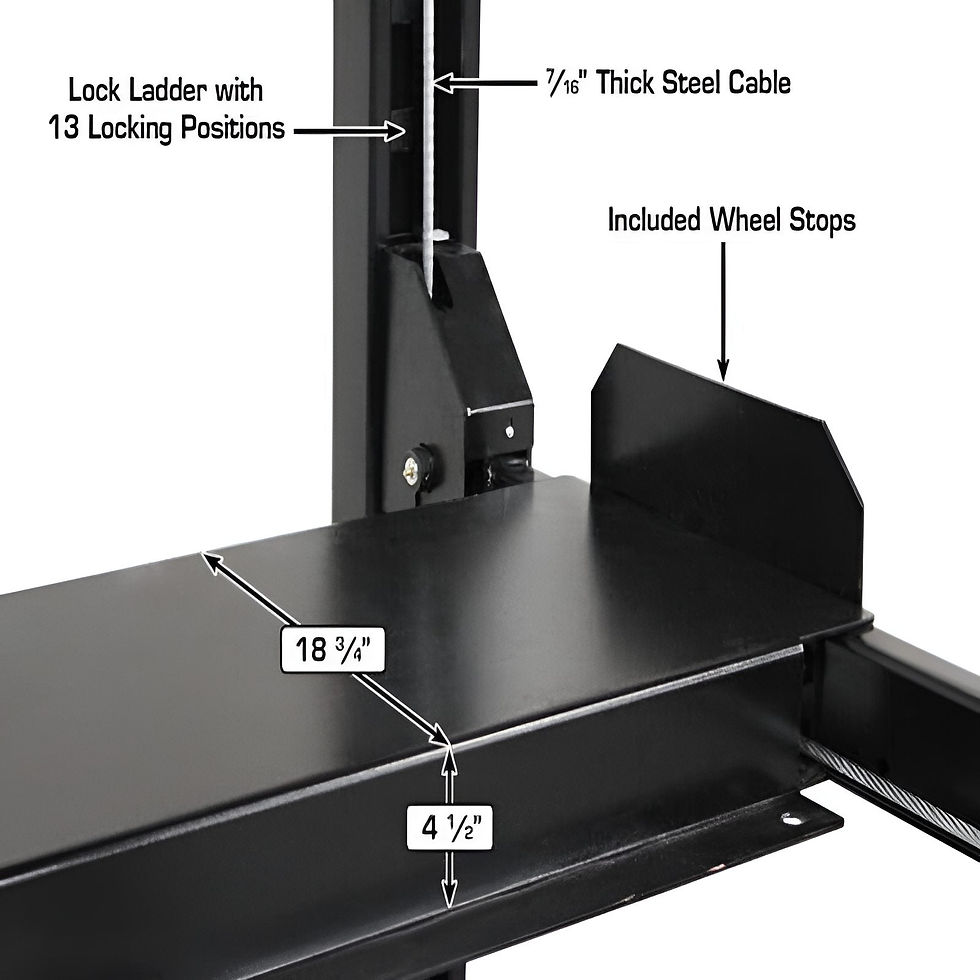 Thumbnail: Atlas Apex 8 EXT Floor Plate Four-Post Lift – 8,000 lb, ALI Certified