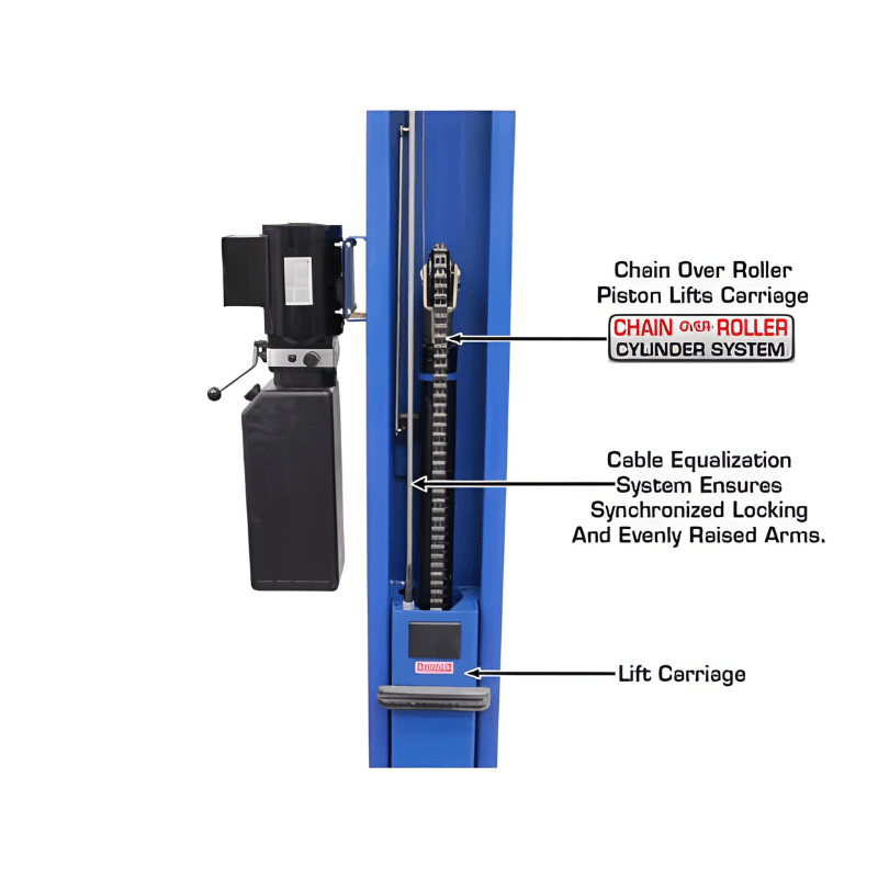 Thumbnail: Atlas BP8000, 8,000 lb 2 Post Lift - Low Ceiling