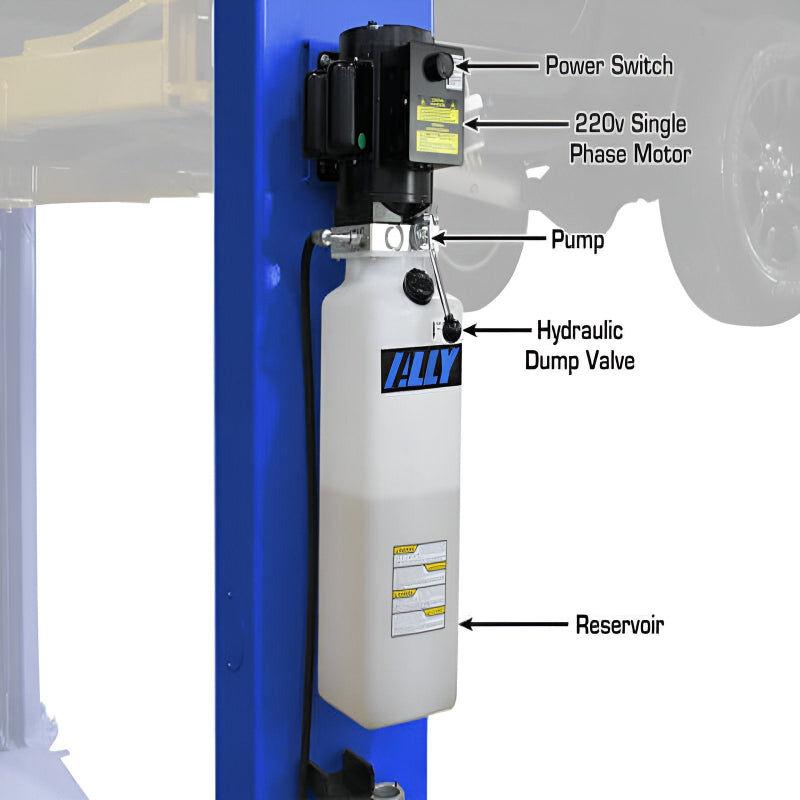 Thumbnail: Atlas PVL9BP 9,000 lb 2 Post Lift - ALI Certified