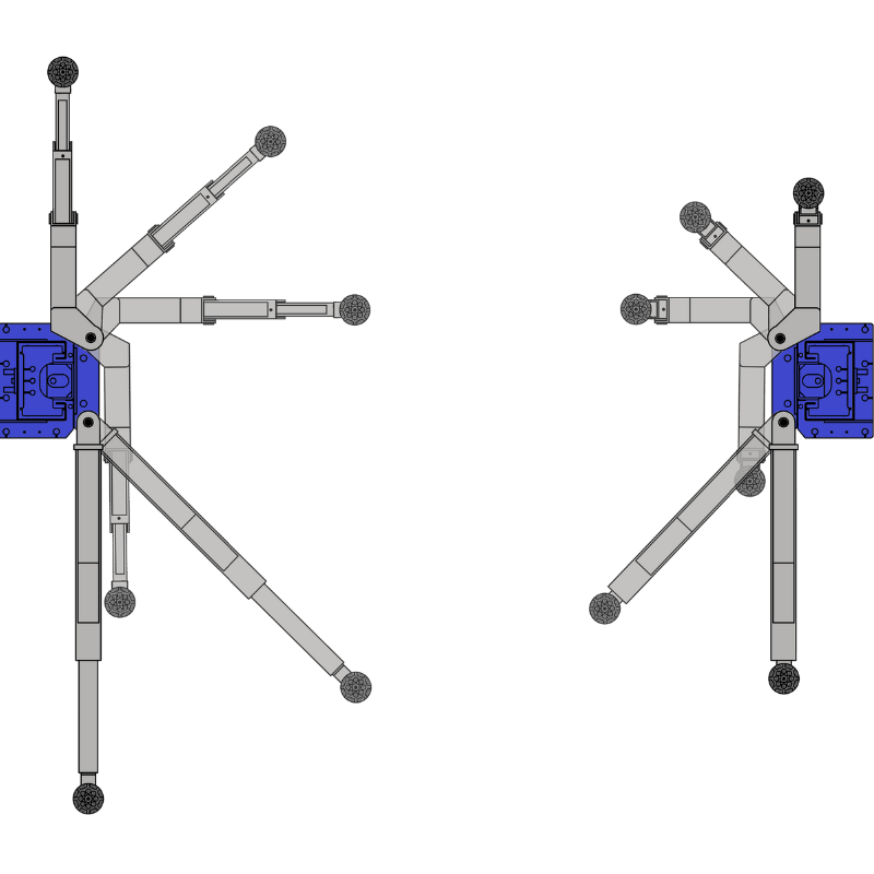 Thumbnail: Tuxedo TP11KC DX 11000 lb 2 Post Car Lift