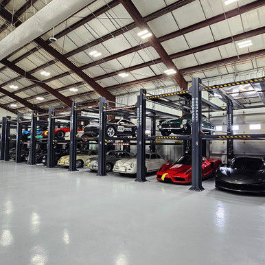 Thumbnail: BendPak HD-973PX Tri-Level Four-Post Parking Lift – 9,000 lb
