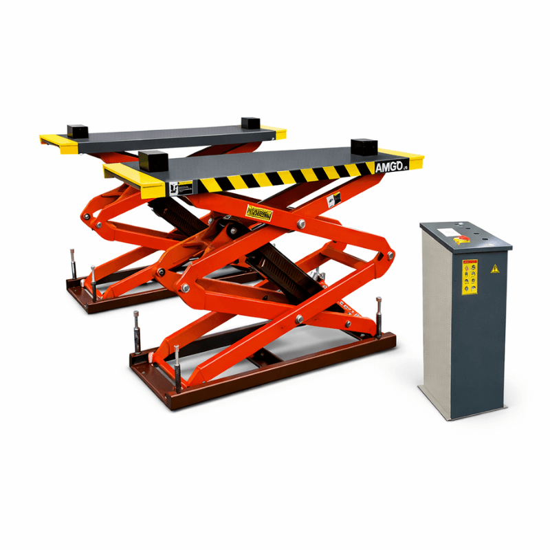 Amgo XL-10F 10,000 Full Rise Scissor Lift - In Ground Only
