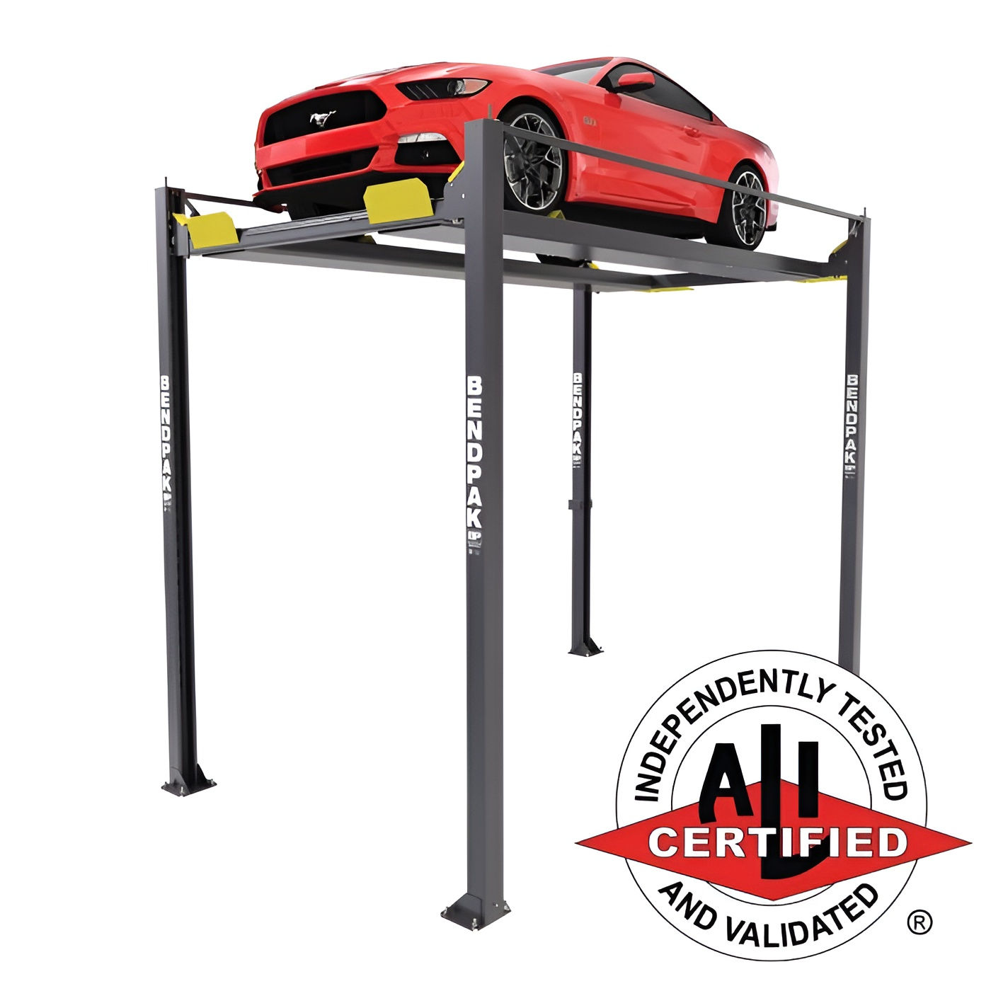 BendPak HD-7PXW Four-Post Lift – 7,000 lb, Super-Tall, Extended Runways