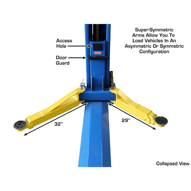 Thumbnail: Atlas BP8000, 8,000 lb 2 Post Lift - Low Ceiling