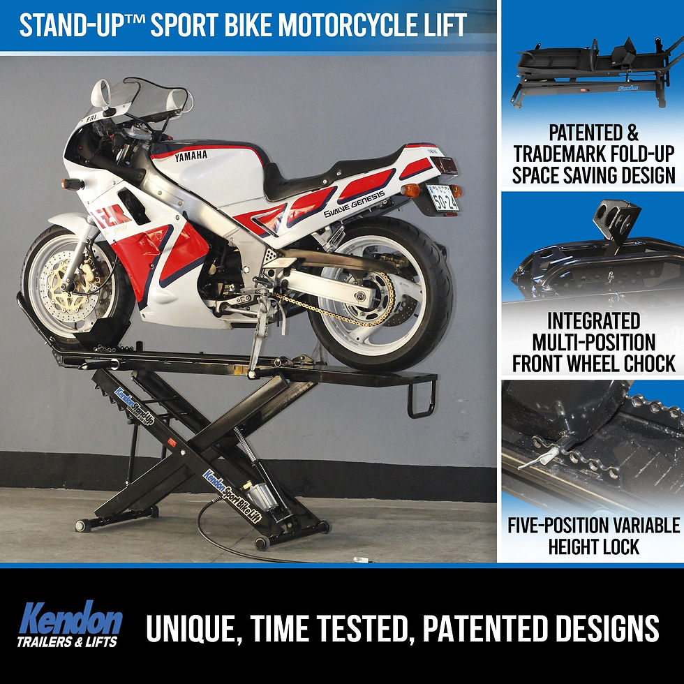 Thumbnail: Stand-Up™ Sport Bike/Dirt Bike Motorcycle Lift