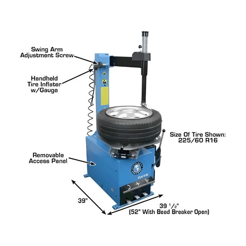 Atlas TC221 Rim-Clamp Tire Changer