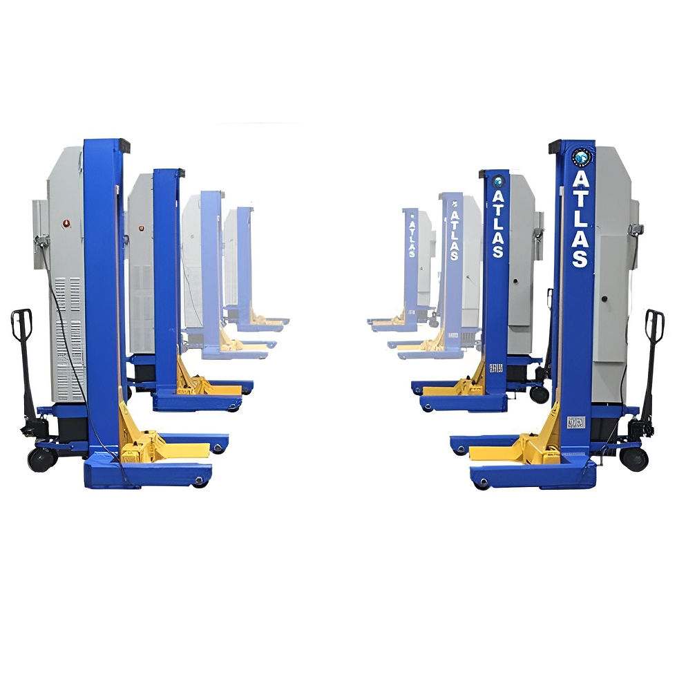 Thumbnail: Atlas ML-4030BC 16,500lb Mobile Column Lift (4-pack) - ALI Certified