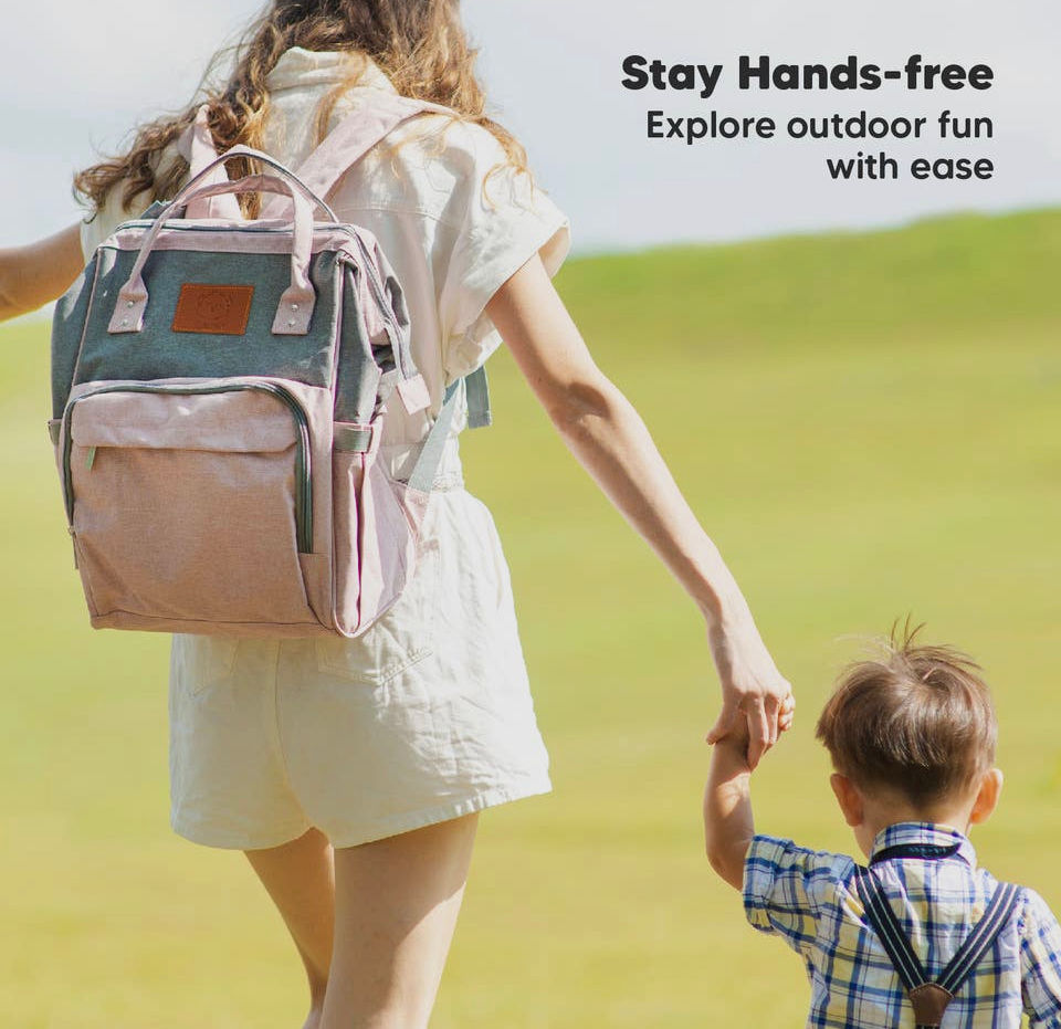 Thumbnail: Original Diaper Bag Backpack, Baby Bags with Changing Pad