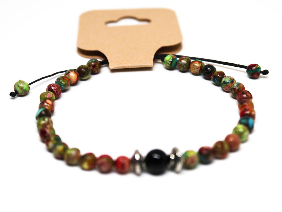 Handgemachtes Armband für Damen aus Naturstein Jaspis – Ein einzigartiges Schmuckstück, das die natürliche Schönheit des Jasp