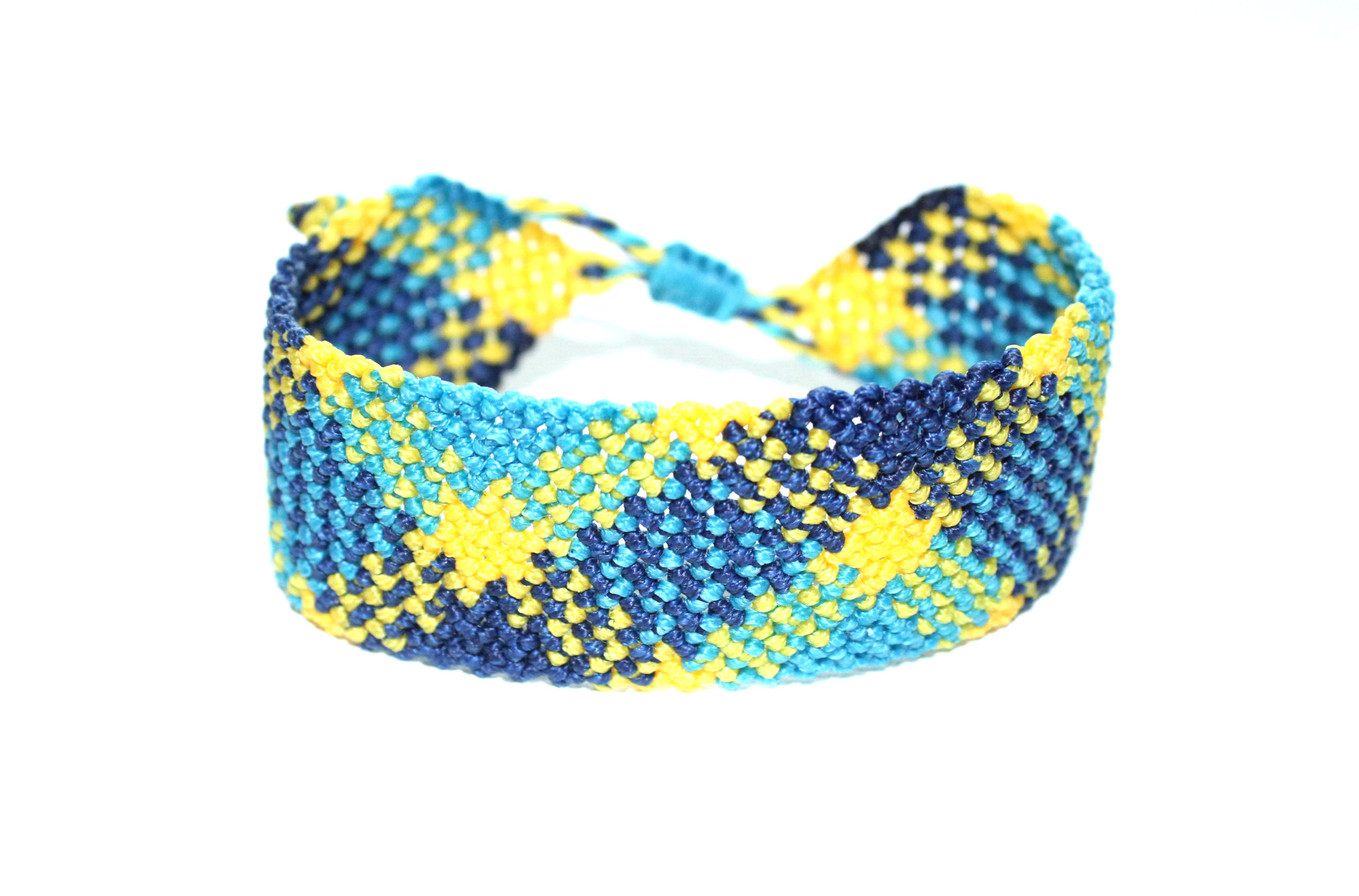 Schöne Armband Blau Handgemacht