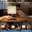 Thumbnail: Bedside Lamp with 2 USB Port, Touch Control Table Lamp with 1 AC Outlets and 2 P