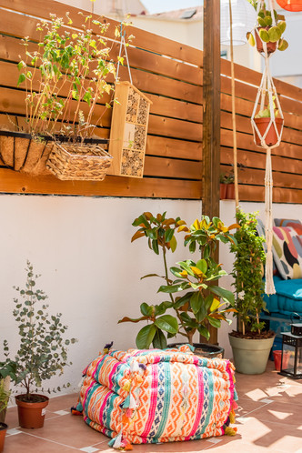 Decoração do terraço