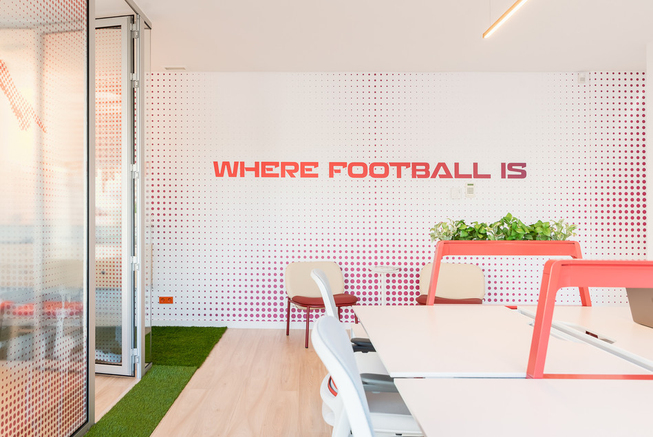 Decoração e mobiliário de escritório