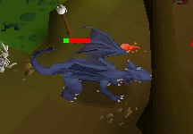 Baby blue dragon old school runescape