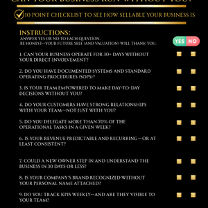 Business Readiness Checklists