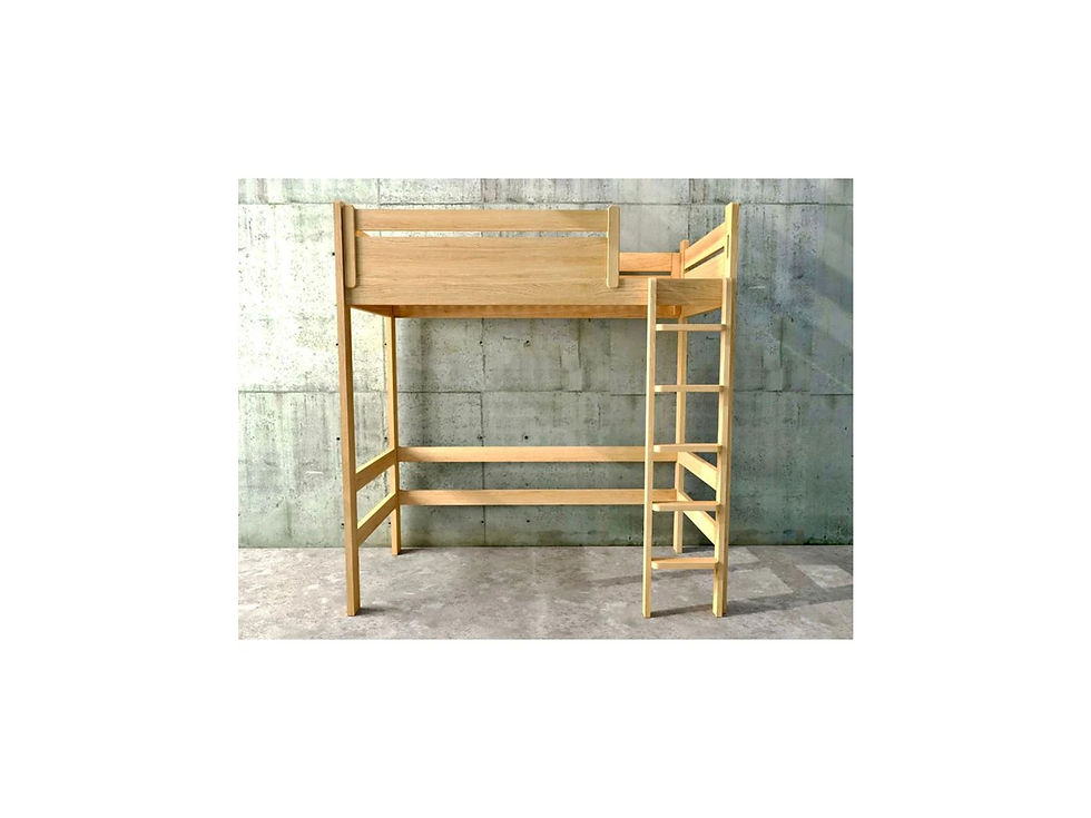 縮圖：3尺高架床 Bunk Bed, White Oak