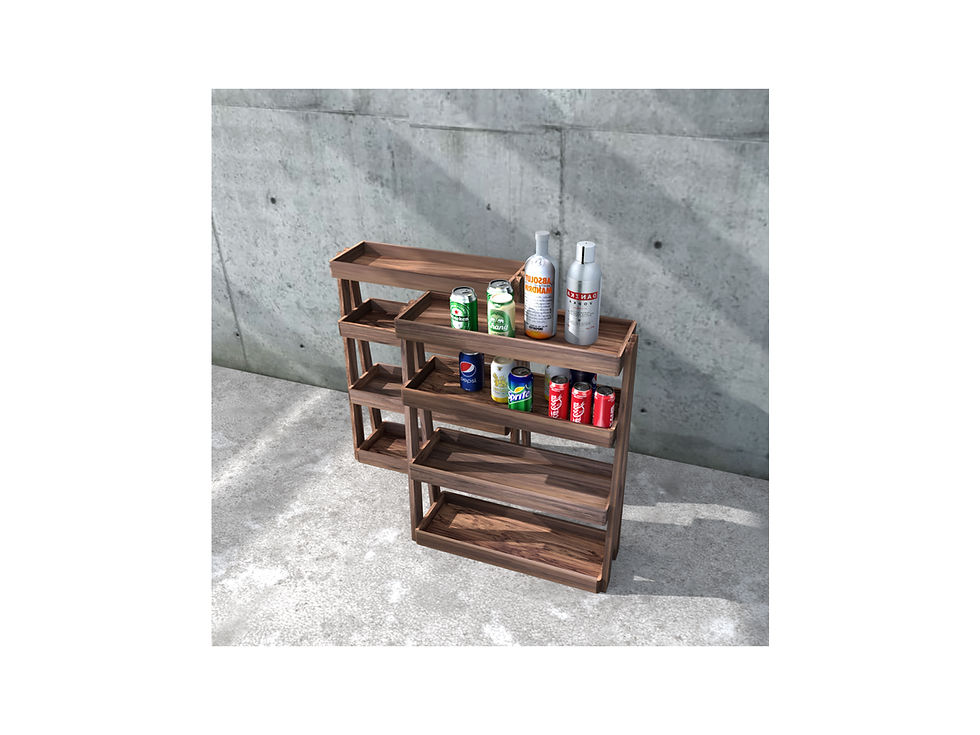 縮圖：NAOC, Walnut shelving unit