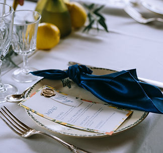 Décoration de table inspiration Dolce Vita pour mariage
