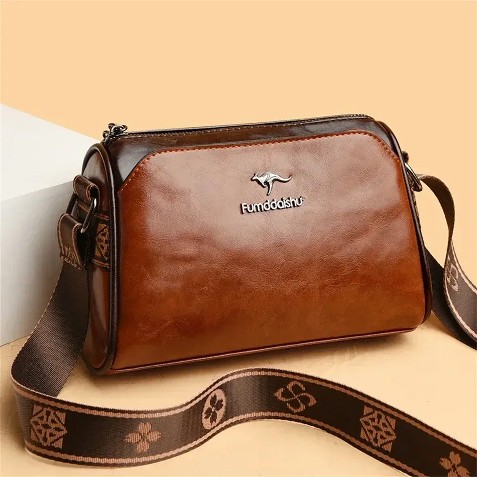 Women High Quality Soft Leather Shoulder Bags Luxury Designer Purses Crossbody