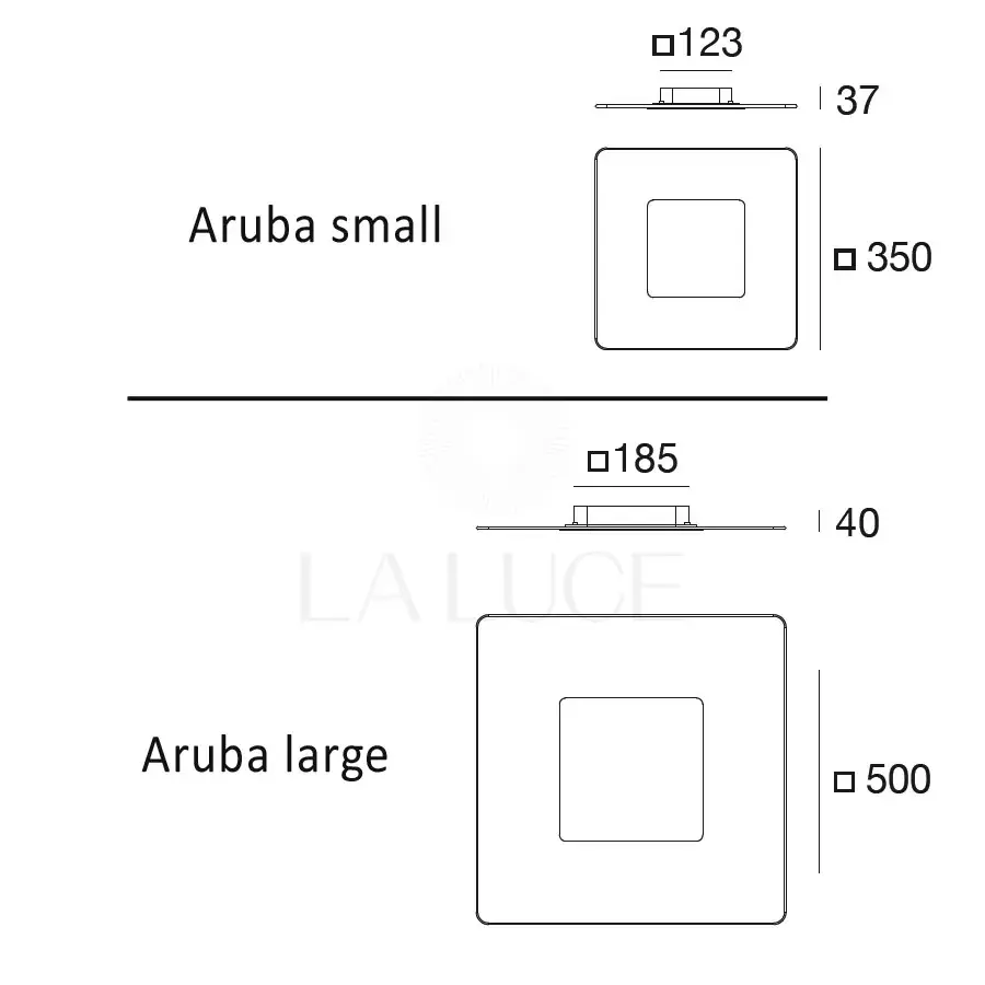 Thumbnail: Đèn tường/ trần Aruba
