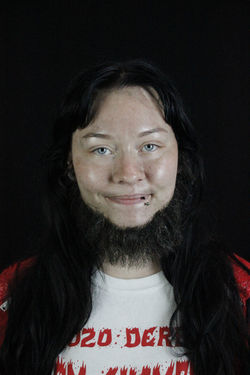 hand laid facial hair