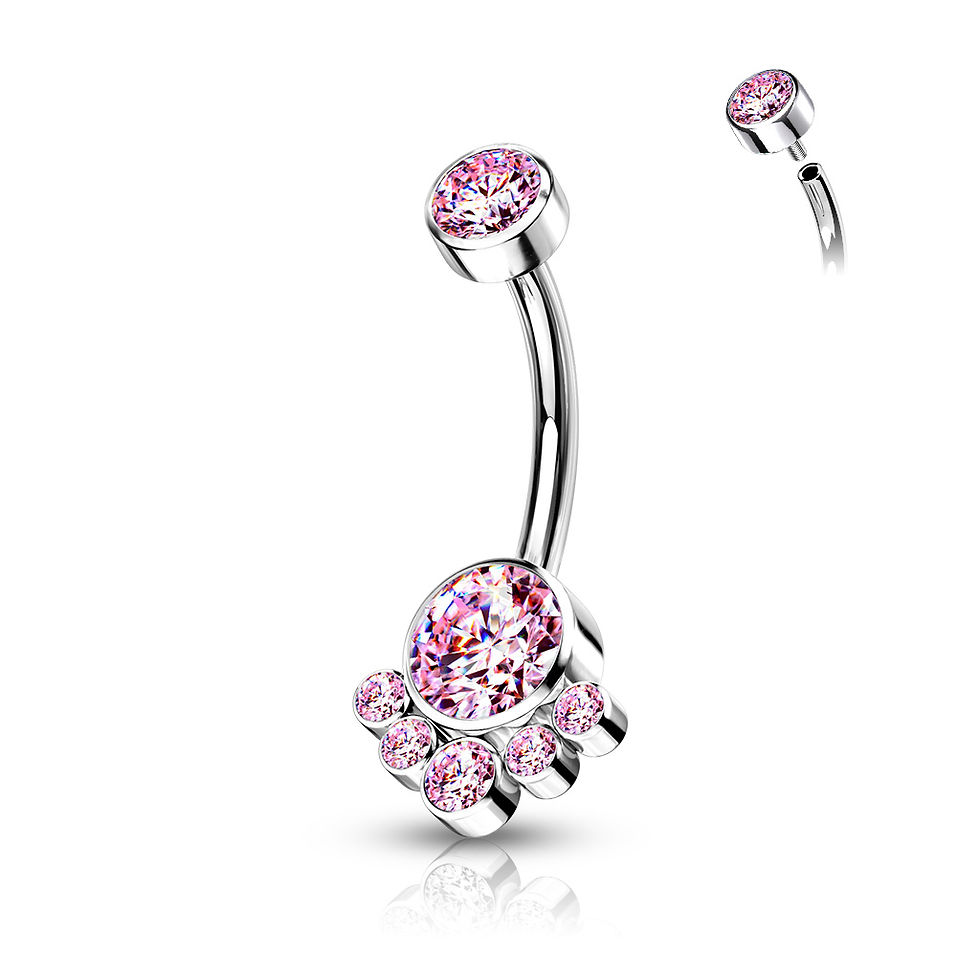 Miniatura: Piercing Ombligo Paw - Navel - ADR Joyería Corporal