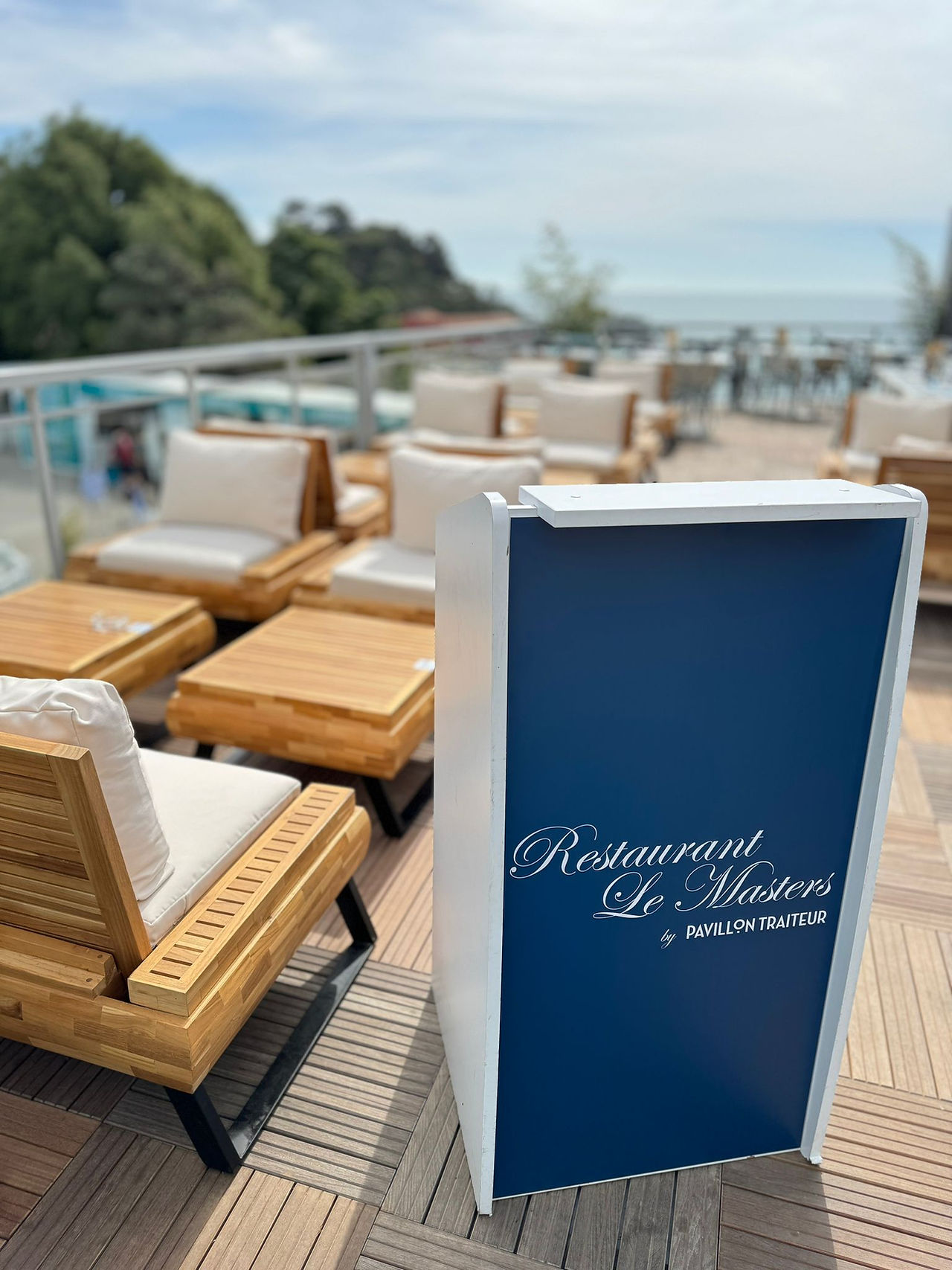 Présentoir Restaurant Le Masters