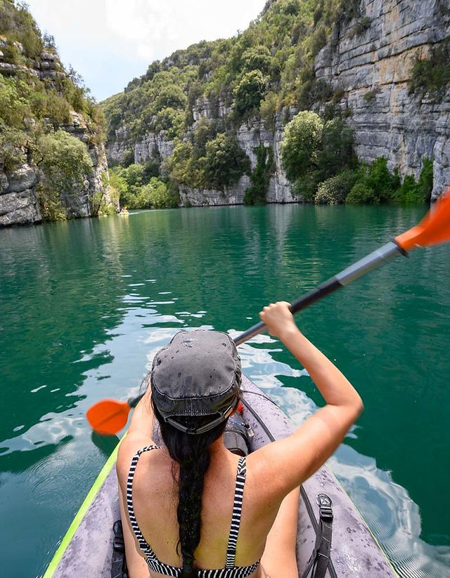Canoeing Lac de Sainte-Croix
